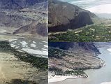 13 Landing At Skardu The plane turns right and flies over the gorge of the Indus River, over Skardu and doubles back to reduce altitude and we land. I'm exhausted! And it's only 10 am.